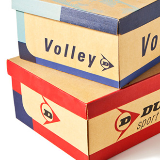 Mightyworld Dunlop Sport Volley packaging design