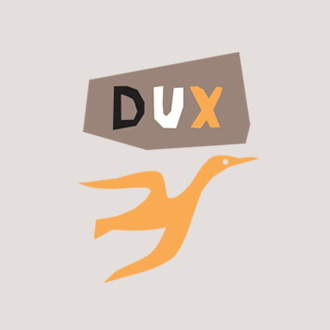 Mightyworld Dux logo branding design