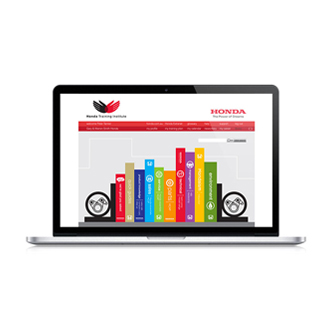 Mightyworld Honda Training Institute website design